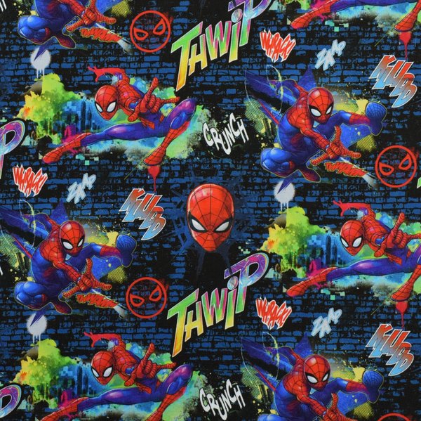 Spiderman Jersey 150m breit